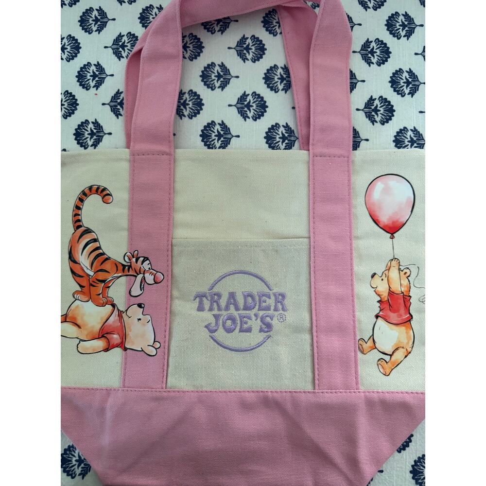 Disney Winnie the Pooh Custom Made Double Sided Trader Joes Mini Tote